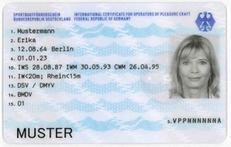 Muster Sportbootführerschein Bundesrepublik Deutschland Muster Sportbootführerschein Bundesrepublik Deutschland