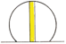 weiße Kugeltonne mit von oben gesehen einem rechtwinkligen gelben Kreuz