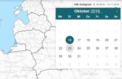 Detailansicht Karte Suchzeitraum Detailansicht Karte Suchzeitraum