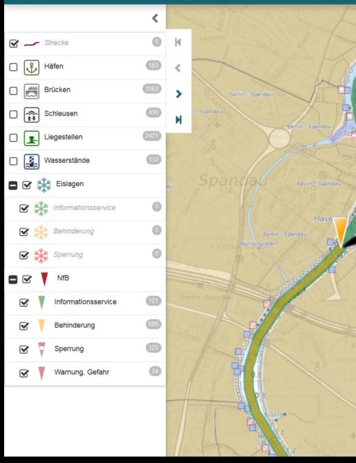 Detailansicht Karte Fachdaten Detailansicht Karte Fachdaten